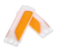 KOMBIUDA 2pcs Reflective Road Delineator Markers High Visibility Traffic Reflectors for Road Safety and Guidance Practical Reflectors for Highway and Driveway Use