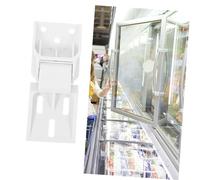 KOMBIUDA 2pcs Refrigerator Freezer Door Hinges with Design Multi Functional Plastic Hook Support Buckle for Fridge Freezer and Ice Cabinets Easy to Install Replacement Accessory