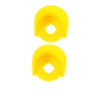 KOMBIUDA 2pcs Safety Hand Cast Cover for Industrial Emergency Stop Button Push Button Switch Protective Cover