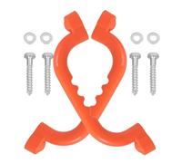 KOMBIUDA 2pcs Safety Handle Outdoor Playground Equipment Outdoor for Backyard Water Outdoor for Hand Grips Bar Plastic Orange