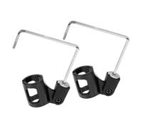 KOMBIUDA 2pcs Saxophone Microphone Holder Clips for Musicians, Portable Abs and Iron Mic Stand Mounts with 3.8mm Clip Hole Diameter, for Practice and Outdoor Venues