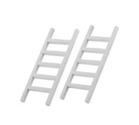 KOMBIUDA 2pcs Scale Rustic Step Ladders for Dollhouse Accessories Micro Landscape Decor Zen Garden Ornament Safe and