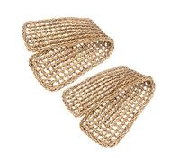 KOMBIUDA 2Pcs Seagrass Lizards Hammocks Pet Cushions Durable Breathable Lounger Pads for Bearded Dragons Iguanas Geckos Reptile Habitat Accessories