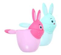 KOMBIUDA 2pcs Shampoo Cup Water Spoon for Hair Rinse Bathing Mug Bath Water Tool for Bath Rinse Cup for Boys and Girls