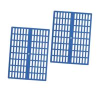 KOMBIUDA 2pcs Small Animal Rabbit Cage Mats with Design Foot Pads for Guinea Pigs Hamsters and Bunnies Comfortable Cuttable Floor Pads for Clean Cage Environment