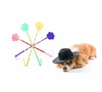 KOMBIUDA 2pcs Small Pet Training Sticks Mixed Color Elastic Dog Cat Trainer for Clicker Training and Habit Formation