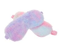 KOMBIUDA 2pcs Soft Plush Bunny Sleep Eye Mask with Effective Light Blocking and Secure Fit, Comfortable Eye Mask for Travel and Road Trips