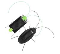 KOMBIUDA 2pcs Solar Powered Simulation Insect Realistic and Cockroach Educational Learning for Boys Students Outdoor Play