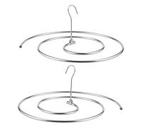 KOMBIUDA 2pcs Spiral Quilt Drying Rack Blanket Hanger for Use Space-saving Design for Quick Drying Clothing