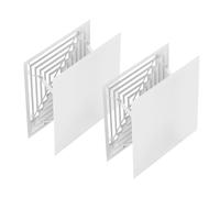 KOMBIUDA 2pcs Square Air Conditioner Vent Deflector Central Ceiling Windshield Hook Durable Draft Blocker for Comfortable Indoor Airflow Simple Installation Elegant Design