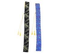 KOMBIUDA 2pcs Taichi Sword Carrying Bag Japanese Style Soft Sleeve Lightweight Protective Storage Holder for Martial Arts Fencing Training and Exhibition