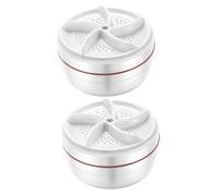 KOMBIUDA 2pcs Travel-friendly Mini Washing Machine Perfect for Apartments Usb-powered High-torque Stain-resistant