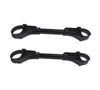 KOMBIUDA 2pcs Twin Baby Stroller Connectors Universal Outdoor Dual Pram Connector Link for Twins Black