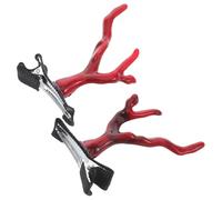 KOMBIUDA 2pcs Unique Dragon Horn Hair Clips Metal Hairpins for Women Dual Use Stylish Hair Accessories for Various Hairstyles Secure Resin Barrettes for Chinese Year and Daily Wear