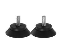 KOMBIUDA 2pcs Vibration Treadmill Running Mat Pads Shock Absorbing Non-slip Exercise Equipment Floor Mats for Gym Machines and Exercise Bikes Vibration Control Protector for Home Workout