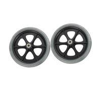 KOMBIUDA 2pcs Walker Front Wheels Replacement for Wheelchair Sturdy Swivel Drive Casters for Smooth Navigation and Stable Mobility Wear-Resistant Lightweight