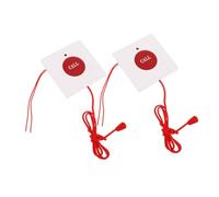 KOMBIUDA 2pcs Wall Mount Emergency Call Button for Seniors with Pull Cord Easy Installation Patient Alert Buzzer for Quick Caregiver Response and Urgent Help Assistance