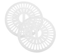 KOMBIUDA 2pcs Washer Spinner Cap Cover Replacement Parts Made of Sturdy Abs Material Universally Compatible for Maximizing Performance in Washing Machines and Dryers