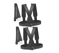 KOMBIUDA 2Pcs Weight Bearing Shoulder Straps Resistance Fitness Device for Enhanced Strength Training Team Sports Durable with Padded Support for Optimal Comfort