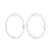KOMBIUDA 2pcs White 48t 4-hole Bicycle Chainring Guard Chain Cover Protector for Mountain Bike Crankset Outdoor Chain Guide Sprocket Protection Plate