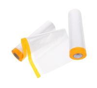 KOMBIUDA 2pcs Window Insulation Kit for Winter PE Shrink Film and Positioning Adhesive Tape 1.5m x 20m Weatherproof Plastic Window Covering Windproof Seal