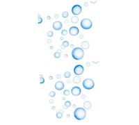 KOMBIUDA 2sets Mermaid Bubble Garland Streamer Banners Ocean Theme Party Decorations for Birthday Celebrations Under The Sea Events and Beach Gatherings Vivid Design for Eye Catching 2pcs*2
