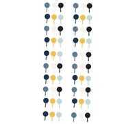 KOMBIUDA 2sets Removable No Trace Wall Hooks Strong Clothes Hangers for Coats Hats Handbags Bathroom Living Room Use Thick Solid Design No Punch Adhesive Random Blue Yellow Black 30pcs*2