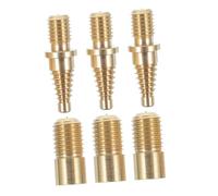 KOMBIUDA 3 Sets Copper Pool Cue Extension Screw Set Durable Joint Connecting Hardware Compatible with Multiple Brands Wear Resistant Billiard Cue Tip Screws for Home Club and Public
