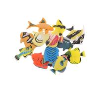 KOMBIUDA 3 Sets Realistic Mini Tropical Fish of Small Ocean Animal Figures Plastic Animal Models for Educational Play Portable Sea Life Figurines for Bath Party and Creative Storytelling