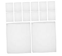 KOMBIUDA 30pcs Aquarium Filter Media Bags with Zipper Fine Mesh Polyester Mesh Bag for Fish Tank Soil Activated Carbon Rings Filtration for Various Aquarium Types