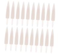 KOMBIUDA 30pcs Glow Dark Pumpkin Teeth Set for Halloween DIY Crafts Abs Material Spooky Fangs Accessories Easy to Insert Jack O Lantern Decorations for Parties and Home