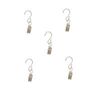 KOMBIUDA 30pcs Metal Hanging S Hooks Clips for Curtain S Hooks Hanger for Photo Picture Party String Lights Outdoor Activities