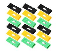 KOMBIUDA 30PCS Pitch Jumper Caps Circuit Board Connectors Short Circuit Shunts for Hard Drive Dvd Repair DIY Projects with Open Closed Design Black Green Yellow