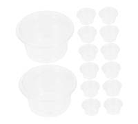 KOMBIUDA 30pcs Reptile Food Water Bowls for Geckos and Small Lizards Feeding Cups Designed for Snakes Spiders Crested Geckos Easy to Clean Habitat Accessories