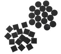 KOMBIUDA 32pcs Self-adhesive Chair Feet Protectors Furniture Slider Pads for Hard Floors Round Square Non-slip Table Leg Covers Floor Scratch Prevention for Wooden Laminate Tile Surfaces