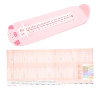 KOMBIUDA 3D Kids Height Growth Chart Stickers Adorable Foot Measurement Device Shoe Tool Wall Decal UK
