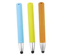 KOMBIUDA 3pcs Capacitive Touch Screen Stylus Pens for High Sensitivity Drawing and Writing Compatible with Tablets and Phones Lightweight and Portable Design Sky Blue Fluorescent Green and