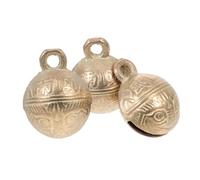 KOMBIUDA 3pcs Decorative Pet Bell Mini Collar Bells for DIY Wind Chimes Retro Jingle Dog Charm Accessory