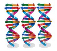 KOMBIUDA 3Pcs Dna Double Helix Model Kit Realistic Molecular Model for Biology Education DIY Assembly Science Learning Tool for Students Engaging Concepts Exploration