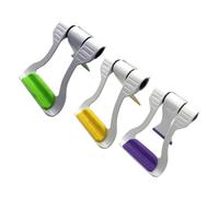 KOMBIUDA 3pcs Foldable Desktop Phone Stand Portable Multi-angle Adjustable Tablet Holder with Anti-slip Pads Lightweight Stable Support for Smartphones and Tablets Random Color