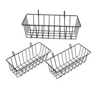 KOMBIUDA 3pcs Heavy-duty Iron Rabbit Hay Rack with Rounded Edges Convenient Hay Holder for Small Pets Cage Feeder Suitable for Rabbits Hamsters Chinchillas and Squirrels