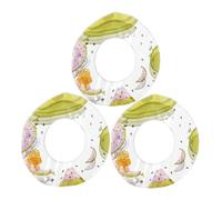 KOMBIUDA 3Pcs Inflatable Turtle Basking Platform Plastic Aquarium Turtle Tank Decorations Stable Lightweight Reptile Resting and Climbing Dock for Swimming