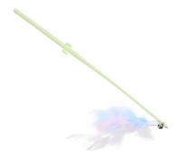 KOMBIUDA 3pcs Interactive Cat Wand with Bell and PP Material Cactus Handle Cat Stick Teaser Engaging Self-play and Stress Relief