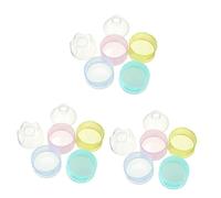 KOMBIUDA 3pcs Layers Non-Spill Powder Case Portable Milk Powder Storage Container for Feeding Holds up to Feedings Microwave and Sterilizer Safe