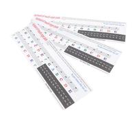 KOMBIUDA 3pcs Melodica Stickers for 32/37 Keys, Musical Note Decals for Beginner Learning, Removable Harmonica Key Labels Educational Accessory