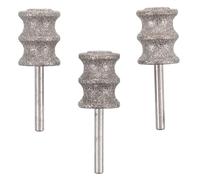 KOMBIUDA 3pcs Pet Nail Grinder Head Replacement Corundum Grinding Bits for Electric Dog Claw Grinder Compatible with Models Suitable for All Breeds Nail Care and Paw Grooming
