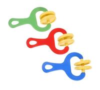 KOMBIUDA 3pcs Polymer Clay Roller Lightweight Handheld Texture Stamps for Preschool Craft Supplies Use Modeling Tools for DIY Art Projects and Group Activities