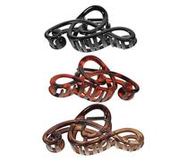 KOMBIUDA 3pcs Strong Hold Nonslip Design for Thick and Thin Hair Stylish Accessories for Women for Work and Social Events