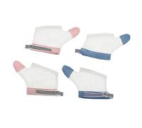 KOMBIUDA 3sets Infant Thumb Guard Finger Stop for Toddlers Breathable Glove Stop Sucking Mittens Wrist Band Set 2pairs*3