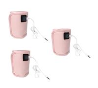 KOMBIUDA 3sets USB Newborn Bottle Warmer Portable Heat Preservation Cover Quick Even Heat Settings Travel Bottle Warmer Born